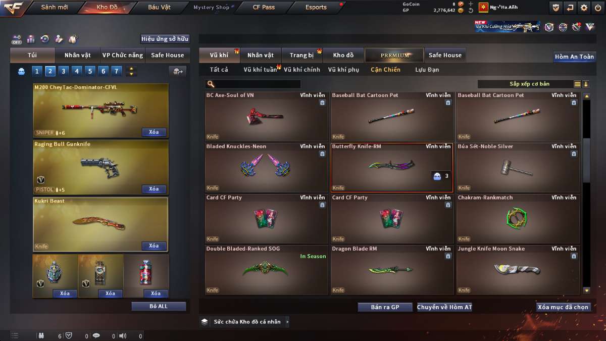 shop acc cf uy tin gia re